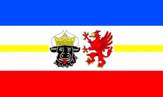 Flag Of Mecklenburg West Pomerania clip art
