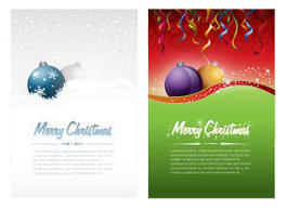 Christmas Card Vector or Flyer
