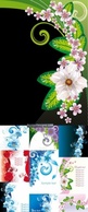 Abstract floral background 3
