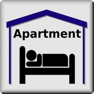 Apartment Symbol Pictogram clip art
