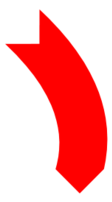 Arrow Down Red