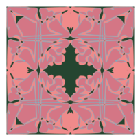 Art Nouveau Tile Pattern