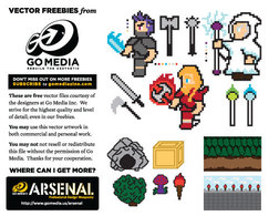 Awesome 8-bit characters created by Adam Law over at GoMedia.us. Go check out his tutorial ...