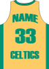 Basketball Jersey Celtics Vector Image
