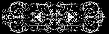 Black and white pattern vector material