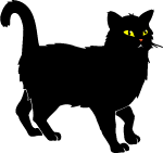Black Cat Vector Image
