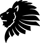 Black Lion Vector Clip Art
