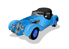BMW 328 Roadster 1938 (blue)