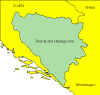 Bosnia And Herzegovina Vector Map