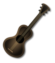 Brown Guitar