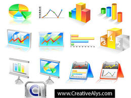 Business Chart Icons