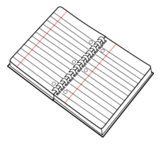 Cahier Spirale Ouvert / Open Spiral Notebook