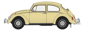 Car Coccinelle beetle