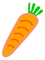 Carrot Orange With Green Leafs