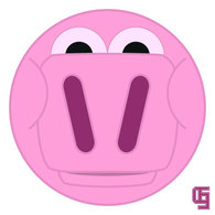 Cartoon Pig Face Vector