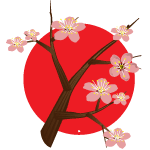 Cherry Blossom For Japan Vector