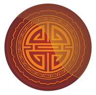 Chinese Oriental Red Icon