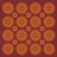 Chinese Oriental Seamless Wallpaper Background