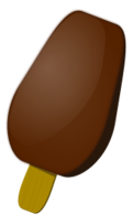 Chocolate ice cream ledas