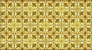 Classic tile pattern vector-3