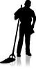 Cleaner Vector Silhouette