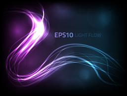 Colorful abstract light wave vector background