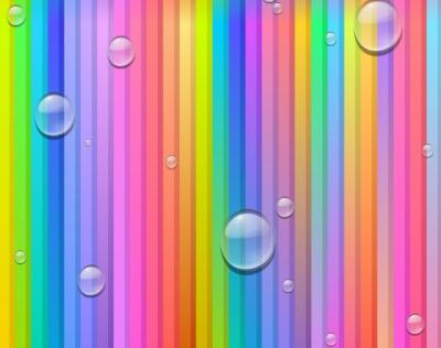 Colourful Striped Background
