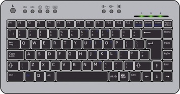 Computer Black Keyboard Compact Hardware Color Grey Colors Technology Qwerty