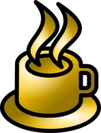 Computer Icon Cup Icons Coffee Drink Gold Theme Beverage