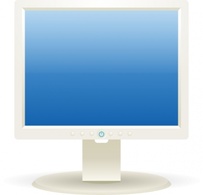 Computer Lcd Monitor clip art
