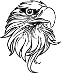 Eagle Black And White Vector