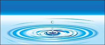 Effect of water droplets Vector