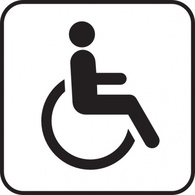 Elevator Sign Icon Map Symbol Chair White Road Hotel Restaurant Wheel Disabled Accessibility Doors