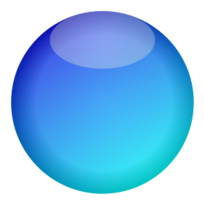 Empty Button Blue