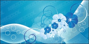 eps format, including jpg preview, keyword: Vector patterns, flowers, dynamic lines, background, smooth lines, vector ...