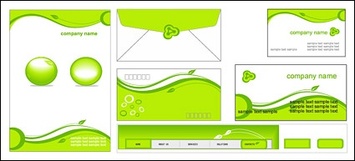 Eps Format, Keyword: Letterheads, Envelopes, Leaves, Site Flavored