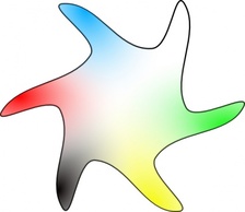 Figure Round Gradient Toile Colorful Geometric