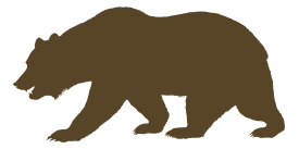 Flag of California - Bear (Solid)