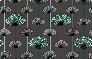 Flower wallpaper vector patterns