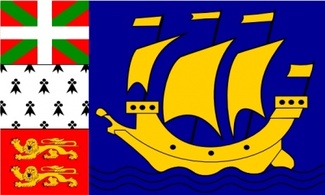 France Flag Saint Pierre Miquelon Province