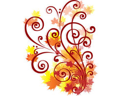 Free Autumn Swirl Vector
