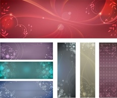 Free flowery vector backgrounds