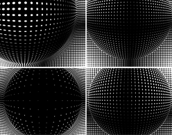 Free Halftone Vector Background
