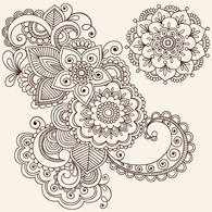 Free Stock Flow Ornament Vector