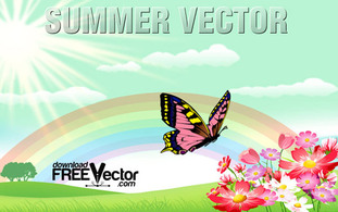 Free Summer Vector Illustrations