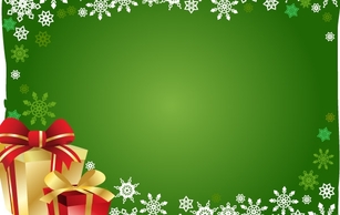 Free Vector Christmas Gift And Background
