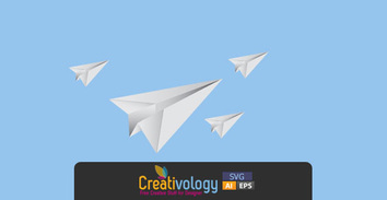Free Vector Paper Plane