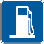 Gas Station Vector Sign