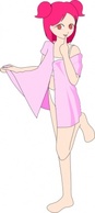 Girl Pink Gopher Anime Beta