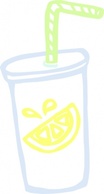 Glass Linda Kim Food Cartoon Beverages Lemonade Beverage